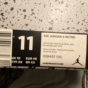 Air Jordan 4 Retro Military Blue